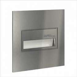 Zamel Светильник SONA Сталь/Тепл.бел. в монт.коробку, с квадратной рамкой 14V DC арт. 14-211-22