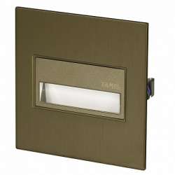 Zamel Светильник SONA Золото/красный в монт.коробку, с квадратной рамкой 14V DC арт. 14-211-43