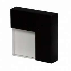 Zamel Светильник TICO Черный/Тепл.бел. на стену, без рамки 14V DC арт. 04-111-62