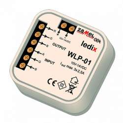 Zamel Усилитель RGB (установка в монтажную коробку), в монт.коробку арт. WLP-01