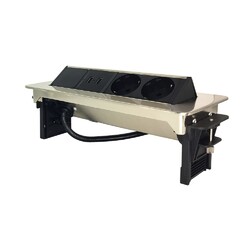 Розетка горизонтальная выдвижная 2EU + 2USB, кабель 2м, RocketSocket