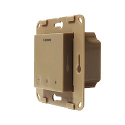 Терморегулятор Terneo S для рамки LIVOLO с сенсорным управлением, внешний датчик температуры, бежевый (механизм)