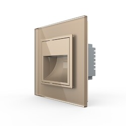 Подсветка лестницы, пола Livolo Золотая