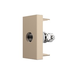 Розетка телевизионная Livolo, ТВ-розетка, цвет золотой (механизм)