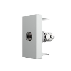 Розетка телевизионная Livolo, ТВ-розетка, цвет серый (механизм)