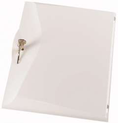 Белая дверь с замком, ДхШхВ = 45x245x455 (BCZ-A-TWS-3/39) арт.101580