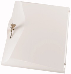 Белая дверь с замком, ДхШхВ = 45x245x580 (BCZ-A-TWS-4/52) арт.101581