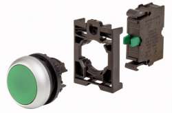 Зеленая кнопка без фиксации, 1НО (M22-D-G-K10-BVP) арт.110934