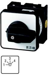 Ступенчатые выключатели, контакты: 4, 20 A, Передняя панель: 1-4, 45 °, с фиксацией, Монтаж (T0-2-149/E) арт.11152