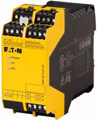 Реле безопасности двухканальное, 24 V AC/DC, 230 V AC/DC, 50/60 Hz (ESR5-NO-31-24V-230VAC-DC) арт.118704