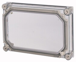 Дверь с прозрачной передней крышкой, ВхШхД = 250x375x91 мм , СА (D150-CI43/T-NA) арт.12147