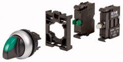 Переключатель зеленый с подсветкой, 1НО, 230В DC (M22-WRLK-G-K10LED230-BVP) арт.132597