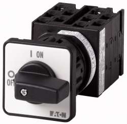 Ступенчатые выключатели, контакты: 9, 20 A, Передняя панель: 0-3, 45 °, с фиксацией, Центральный монтаж (T0-5-15070/EZ) арт.14126