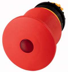 Кнопка аварийной остановки, D = 45 мм с подсветкой, отмена вытягиванием (M22-PVL45P) арт.152860