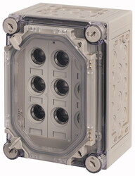 Блок предохранителей + дверь, 3x3xE27 , ВхШхД = 250x189x150 мм (RS27/I23E/T) арт.15529