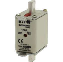 Предохранитель NH 160A 660V GL/GG 00, двойная индикация арт.160NHG00B-660