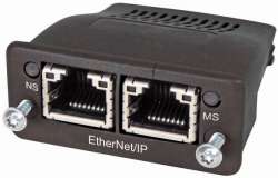 Модуль полевой шины Ethernet IP для преобразователя частоты DA1 (DX-NET-ETHERNET-2) арт.169122