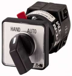 Переключатель, контакты: 2, 10 A, Передняя панель: HAND-AUTOMATIK, 60 °, с фиксацией, Центральный монтаж (TM-1-8220F288/EZ) арт.16925