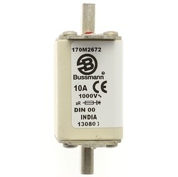 Быстрый предохранитель 10A 1000V DIN 00 AR арт.170M2672