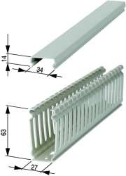 Кабельный канал, ПВХ, ВхШхД = 60x25x1500mm (KL25/60) арт.17277