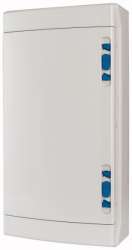 Навесной шкаф IP65, 3 ряда 36 модулей, УФ-стойкий поликарбонат, индустриальная серия, N/PE клеммы в комплекте, глухая дверь (IKA-3/36-SR-UV) арт.174217