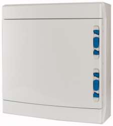 Навесной шкаф IP65, 2 ряда 36 модулей, УФ-стойкий поликарбонат, индустриальная серия, N/PE клеммы в комплекте, глухая дверь (IKA-2/36-SR-UV) арт.174219