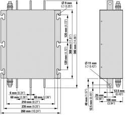 Фильтр радиопомех, 1~ , 480 В, 400A (DX-EMC34-400-L) арт.174615