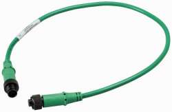 Круглый провод SWD IP67, 0,6 м, 5-полюсн., оконцованный со штекером M12 и гнездом M12 (SWD4-M6LR5-2S) арт.174762