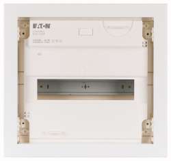 Компактный распределитель для монтажа в вырез на передней панели; 1-рядный; дверь из листовой стали суперплоская (KLV-12UPP-SF) арт.178799