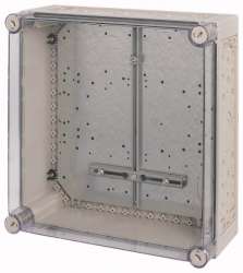 Изолированный щит с метрическими кабельными вводами , ВхШхД = 375x375x225 мм , IP65 (ZG/I44E-150) арт.17897