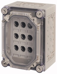 Блок предохранителей + дверь, 4x3xE18 , ВхШхД = 250x189x150 мм (RS18/I23E/T) арт.17902