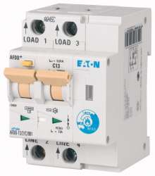 Arc Fault Detection Device, 2 poles, C13A, 10mA, KV, type A (AFDD-13/2/C/001-LI/A) арт.187184