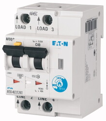 Arc Fault Detection Device, 2 poles, B40A, 30mA, KV, type A (AFDD-40/2/B/003-LI/A) арт.187238