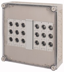 Блок предохранителей, 6x3xE27, ВхШхД = 375x375x150 мм (RS27/I44E) арт.1884