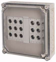 Блок предохранителей + дверь, 6x3xE27, ВхШхД = 375x375x150 мм (RS27/I44E/T) арт.1885