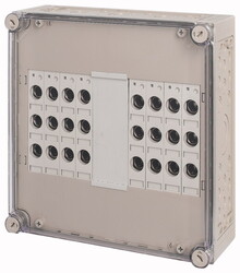 Блок предохранителей, 8x3xE18, ВхШхД = 375x375x150 мм (RS18/I44E) арт.1886