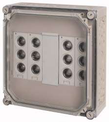 Блок предохранителей + дверь, 6x4xE33, ВхШхД = 375x375x150 мм (RS33/I44E/T) арт.1889