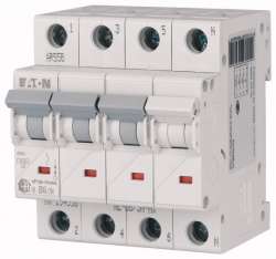 HL-C40/3N Модульный автоматический выключатель, 3N-полюс, кривая отключения C, номинальный ток 40А арт.194815