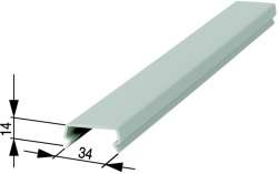 Кабельный канал крышки, ШхД = 25x1500mm (KD25) арт.19649 Кабельный канал крышки, ШхД = 25x1500mm (KD25) арт.19649