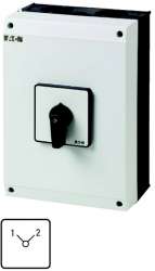 Переключатель, контакты: 8, 100 A, Передняя панель: 1-2, 90 °, с фиксацией, Монтаж на поверхность (T5-4-8223/I5) арт.207271