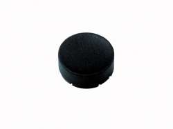 Кнопочный шильдик , выступающий черный, пустой (M22-XDH-S) арт.216428