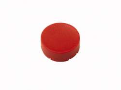 Кнопочный шильдик , выступающий красный , пустой (M22-XDH-R) арт.216430