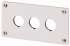 Лицевая панель для встроенного монтажа, устанавливаемых элементов: 3 (M22-E3) арт.216544