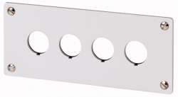 Лицевая панель для встроенного монтажа, устанавливаемых элементов: 4 (M22-E4) арт.216545