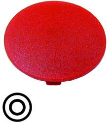 Кнопочный шильдик, грибовидный красный, 0 (M22-XDP-R-X0) арт.218157