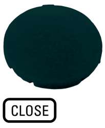 Кнопочный шильдик , плоский черный , ЗАКРЫТЬ (M22-XD-S-GB2) арт.218198