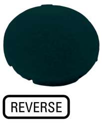 Кнопочный шильдик , плоский черный , обратный (M22-XD-S-GB16) арт.218206