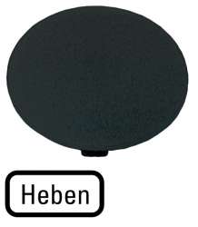 Кнопочный шильдик , черный , грибовидный , HIGH (M22-XDP-S-D17) арт.218279