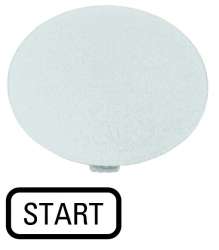 Кнопочный шильдик , черный , грибовидный, START (M22-XDP-W-GB1) арт.218284