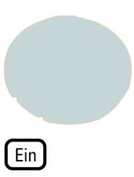 Линза в кнопки с подсветкой , плоская белая , ON (M22-XDL-W-D6) арт.218320